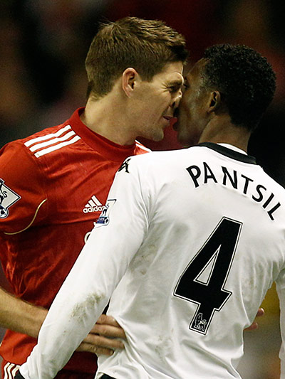 Стивен Джеррард и Джон Пэйнтсил Стивен Джеррард и Джон Пэйнтсил