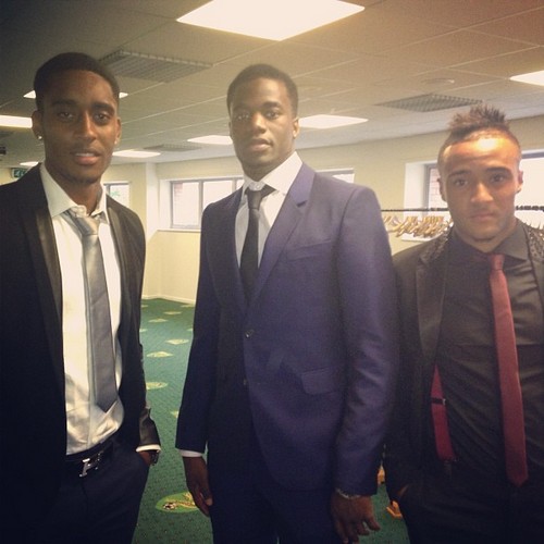 Лерой Фер, Себастьян Бассонг и Натан Редмонд Лерой Фер, Себастьян Бассонг и Натан Редмонд