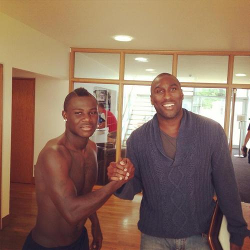 Эммануэль Фримпонг и Сол Кэмпбелл Эммануэль Фримпонг и Сол Кэмпбелл