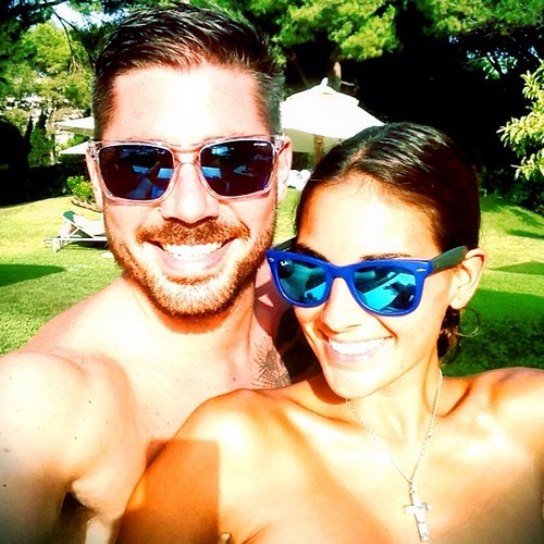 Хави Гарсия с подругой Хави Гарсия с подругой