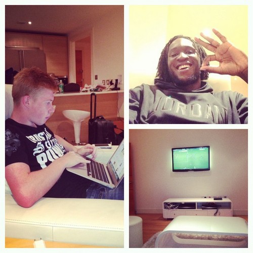 Кевин Де Брюйне и Ромелу Лукаку Кевин Де Брюйне и Ромелу Лукаку