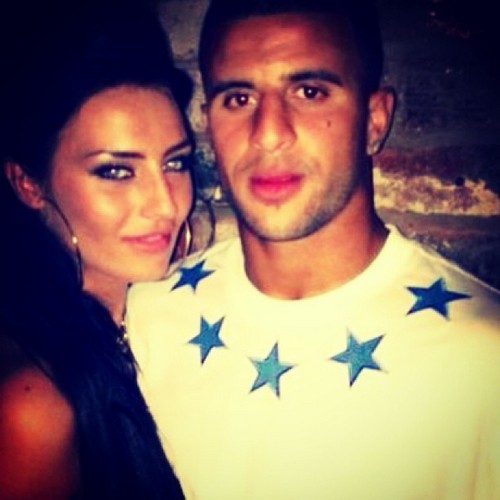 Кайл Уолкер с девушкой Кайл Уолкер с девушкой