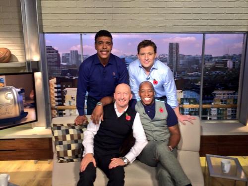 Крис Камара, Бен Шепард, Ян Холловей и Ян Райт Крис Камара, Бен Шепард, Ян Холловей и Ян Райт