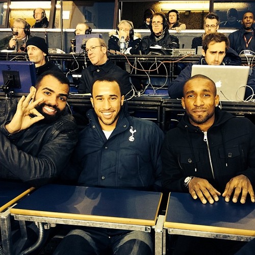 Сандро, Андрос Таунсенд и Джермейн Дефо Сандро, Андрос Таунсенд и Джермейн Дефо