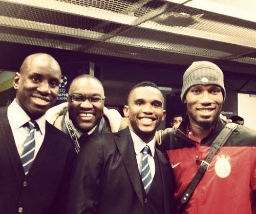 Демба Ба, Патрик Мбома, Самюэль Это'О и Дидье Дрогба Демба Ба, Патрик Мбома, Самюэль Это'О и Дидье Дрогба