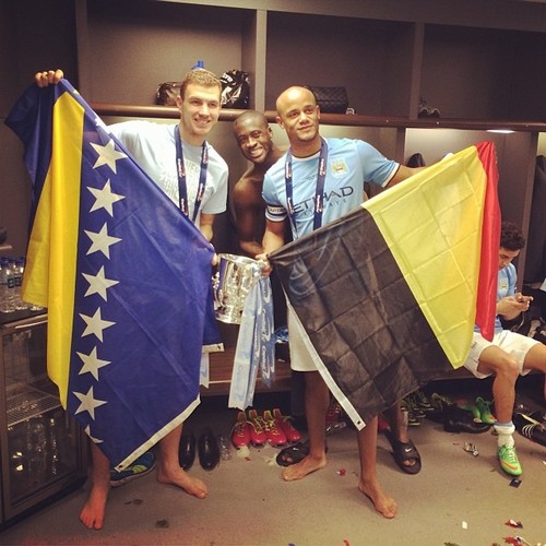 Эдин Джеко, Яя Туре и Венсан Компани Эдин Джеко, Яя Туре и Венсан Компани