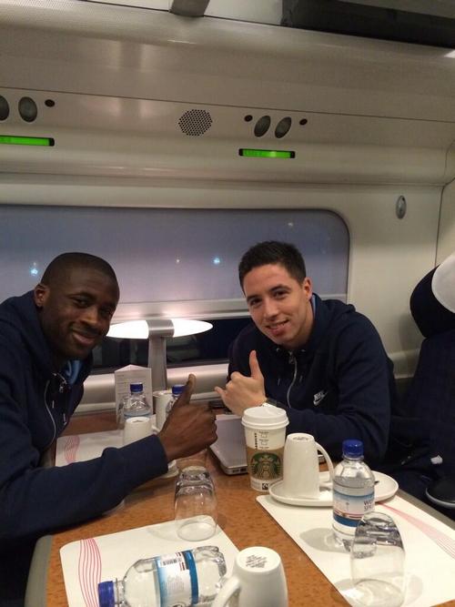 Яя Туре и Самир Насри Яя Туре и Самир Насри