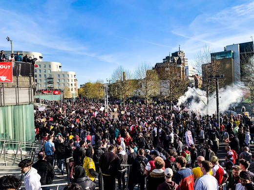 Акция протеста фанатов Арсенала Акция протеста фанатов Арсенала