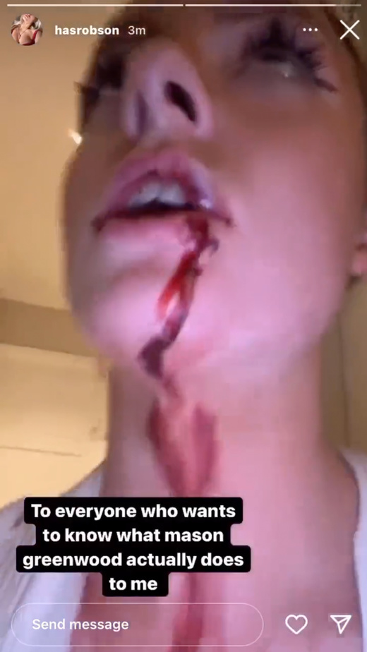 Девушка Мейсона Гринвуда Девушка Мейсона Гринвуда