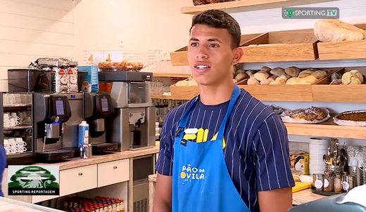 Матеуш Нунеш работает в пекарне Матеуш Нунеш работает в пекарне